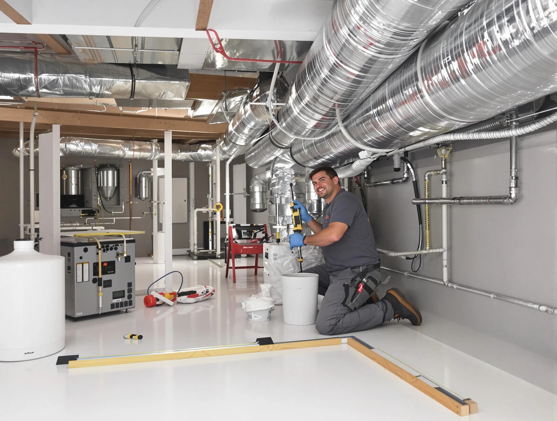 Professional duct sealing service by Magna Air Duct Cleaning in Magna