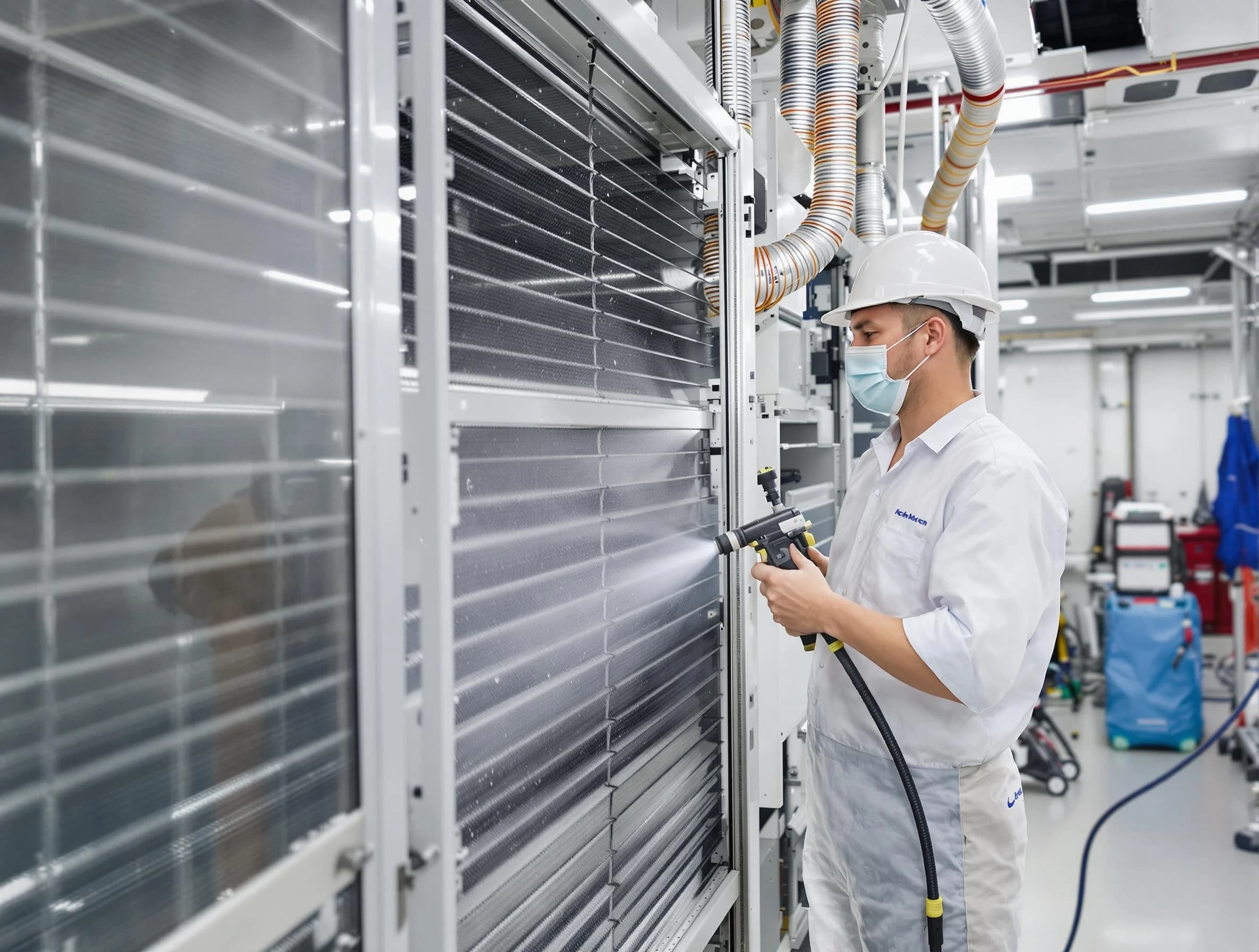 Professional AC coil cleaning by Magna Air Duct Cleaning in Magna