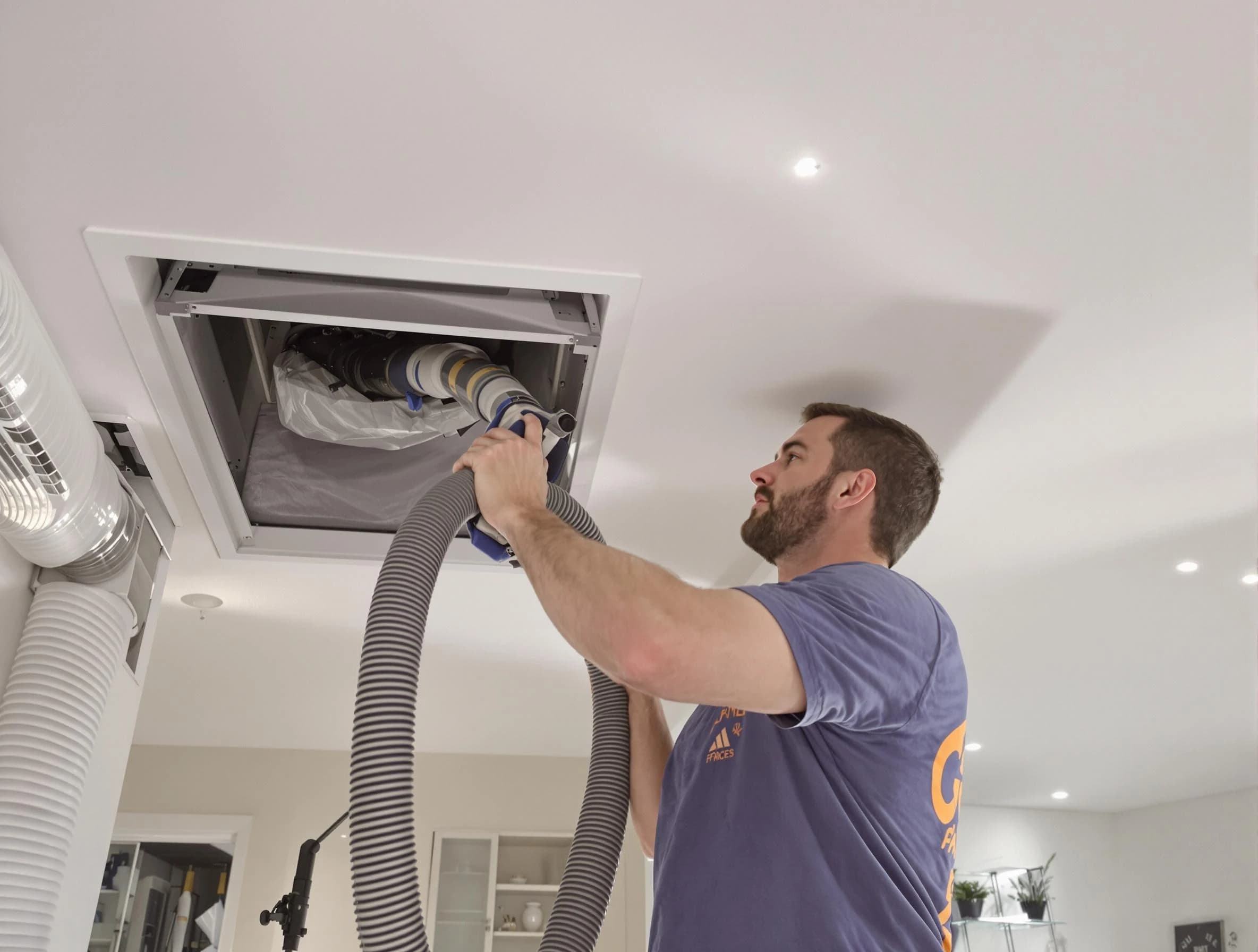 Precision indoor duct cleaning by Magna Air Duct Cleaning in Magna