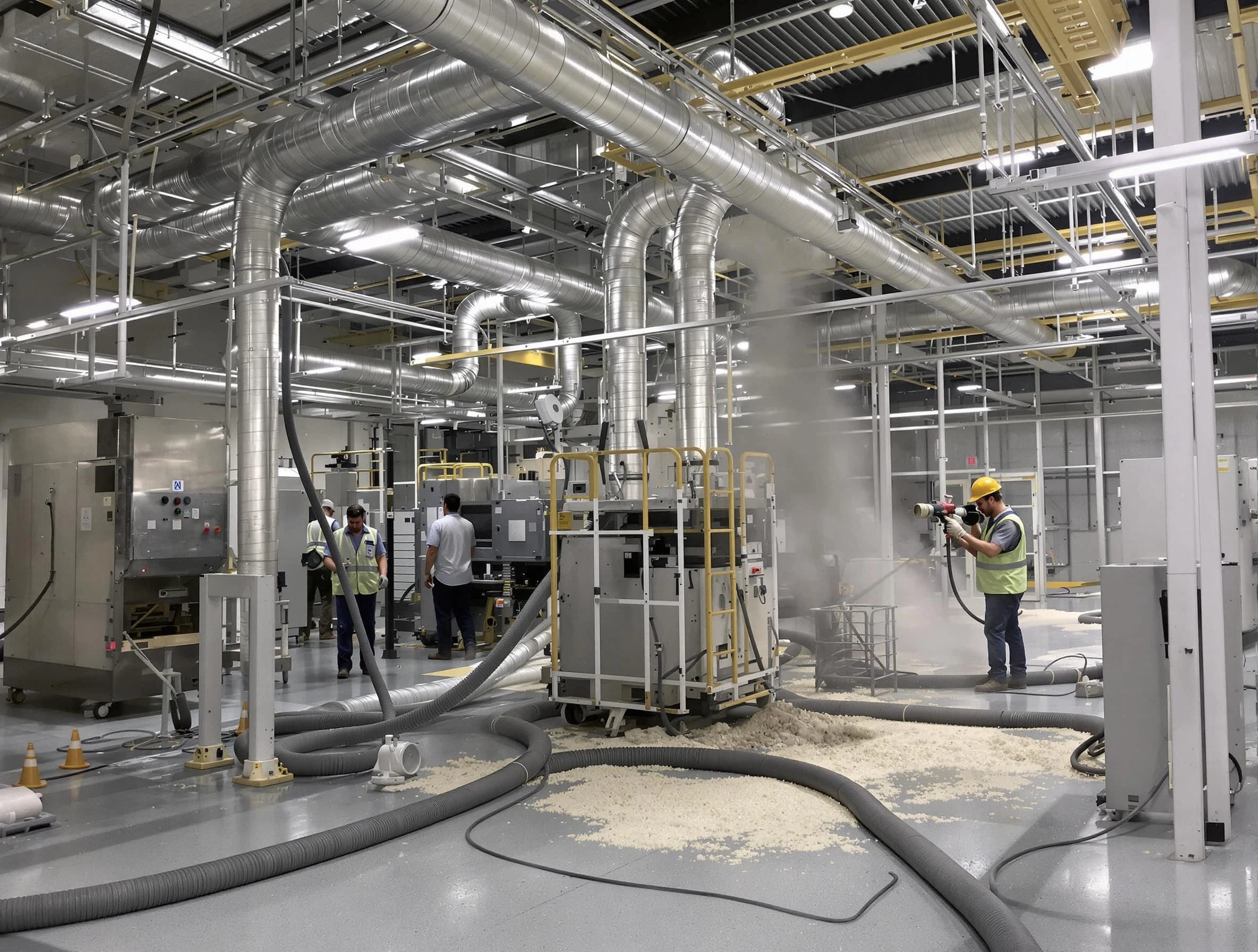 Heavy-duty industrial duct cleaning by Magna Air Duct Cleaning in Magna